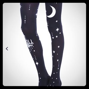 Blackheart Lolita star gazing tights